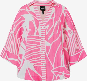 Ulla Popken Blouse in Pink: front