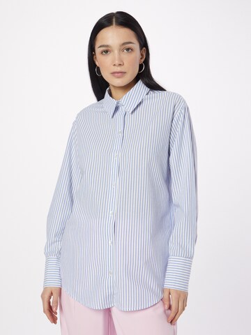 LA STRADA UNICA Blouse 'KAMMA' in Wit: voorkant