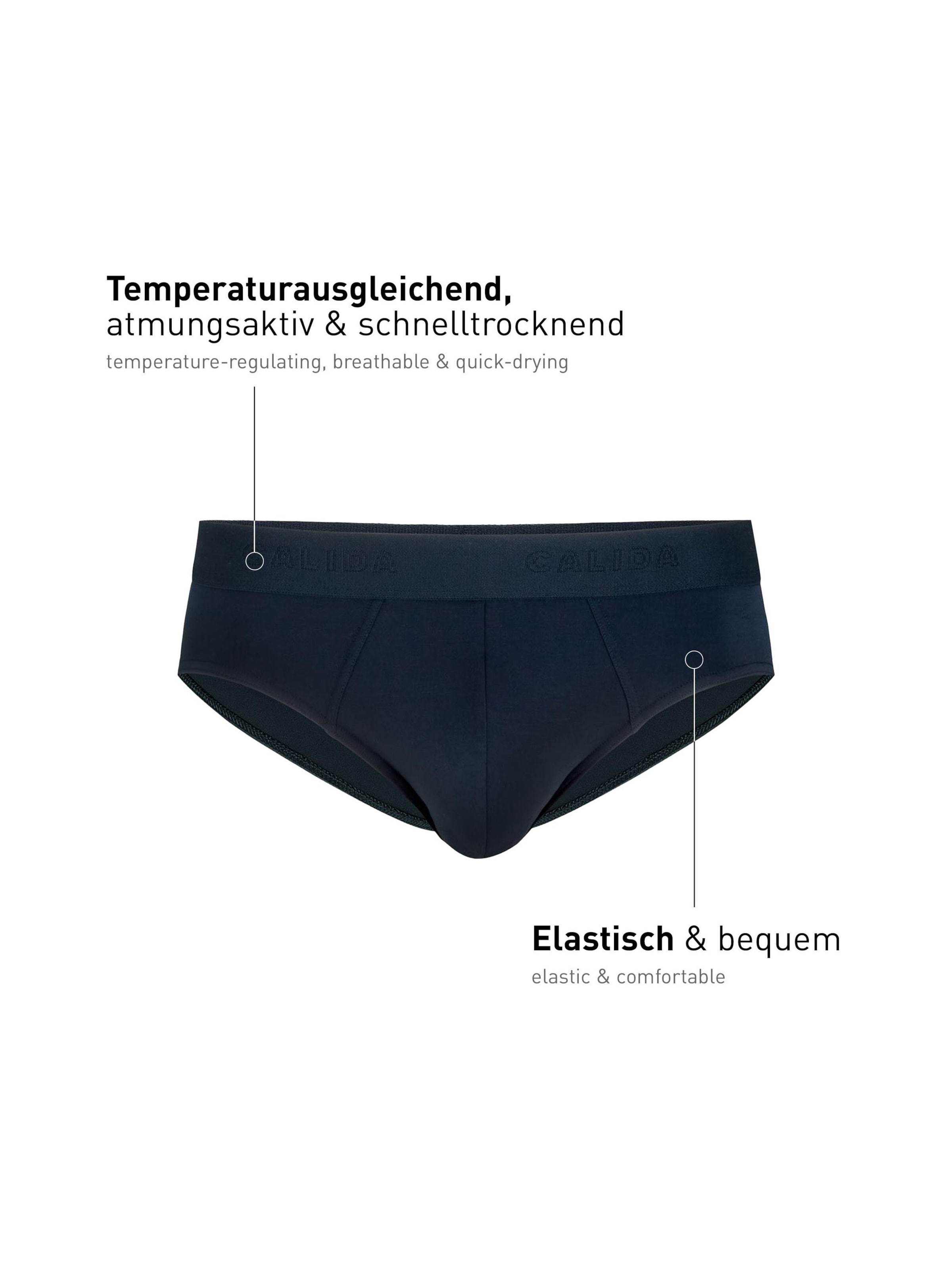 Slip 'Clean Line' CALIDA en bleu