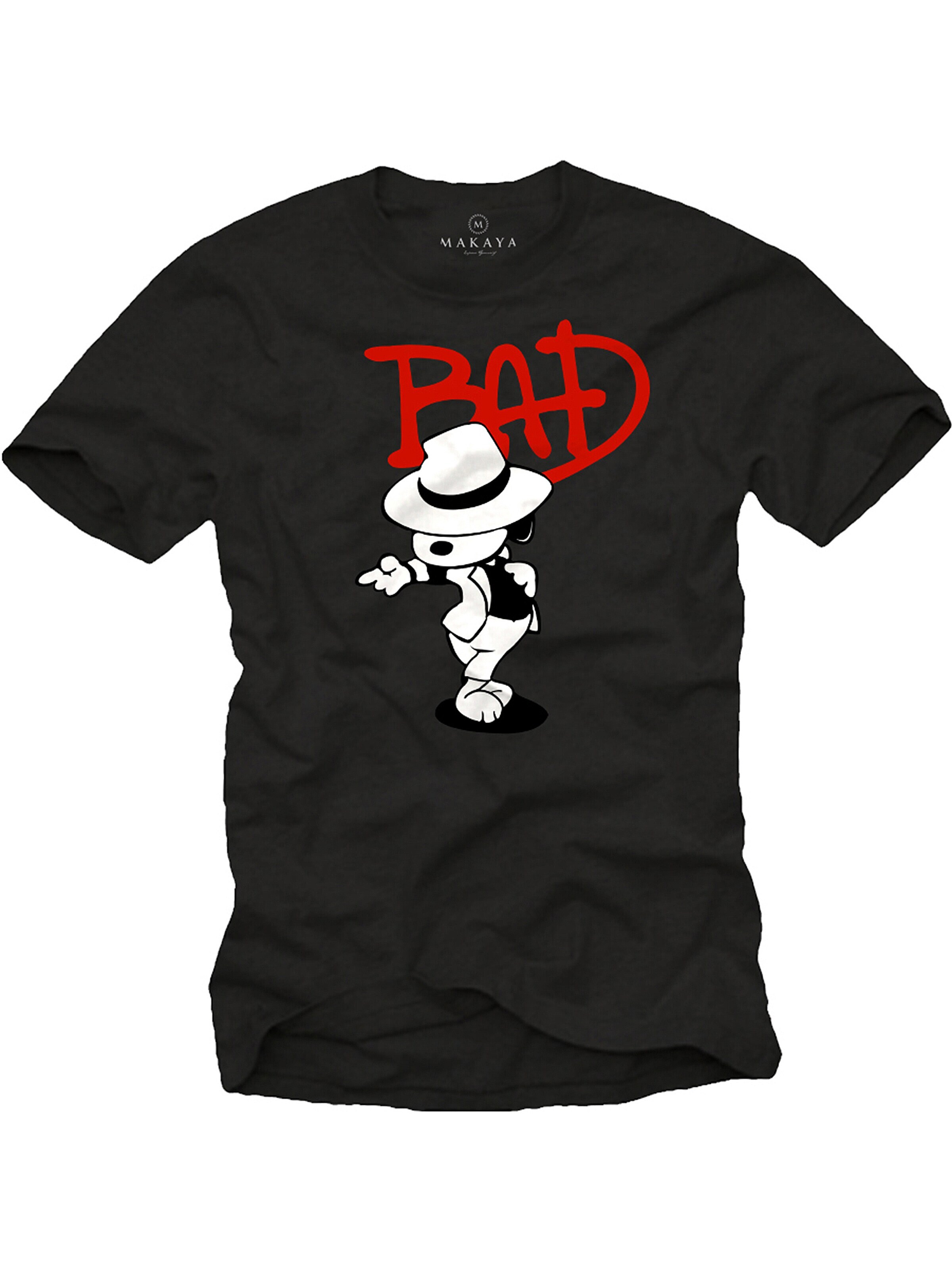 MAKAYA Shirt 'Bad Dog' in Black: front