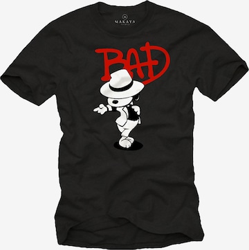 MAKAYA Shirt 'Bad Dog' in Black: front