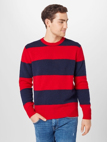 UNITED COLORS OF BENETTON Regular fit Sweater in Blue: front