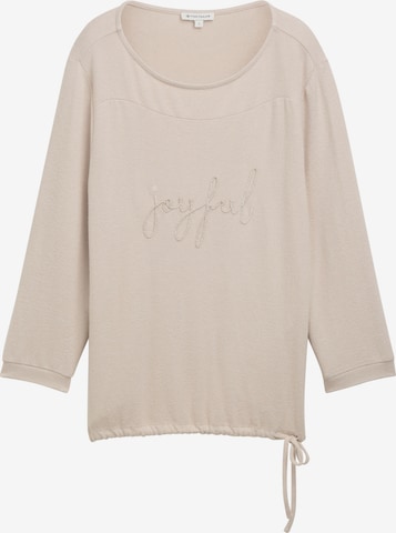 TOM TAILOR Paita värissä beige: etupuoli