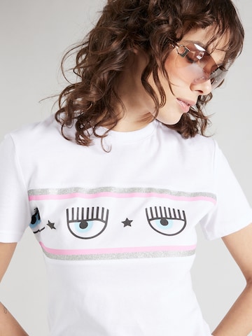 T-shirt 'MAGLIETTE' Chiara Ferragni en blanc