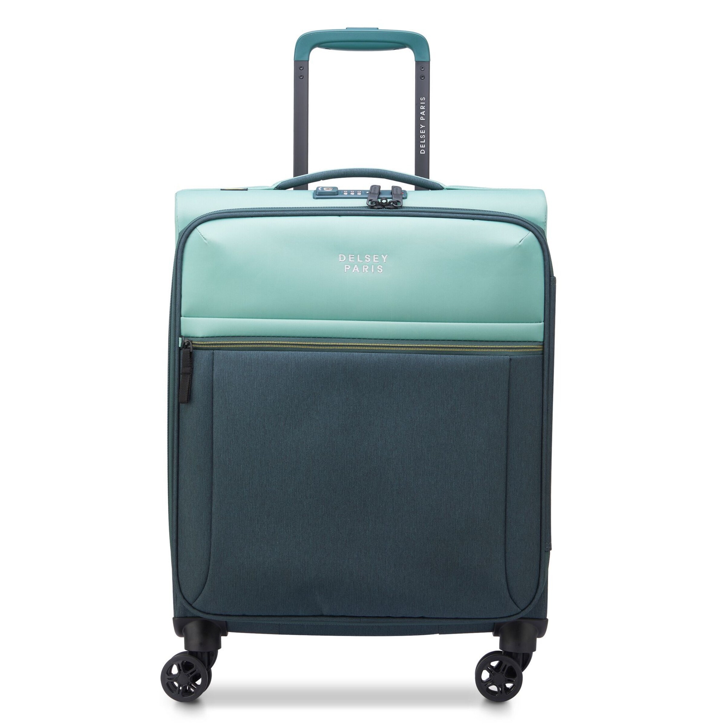 Trolley di Delsey Paris in verde: frontale