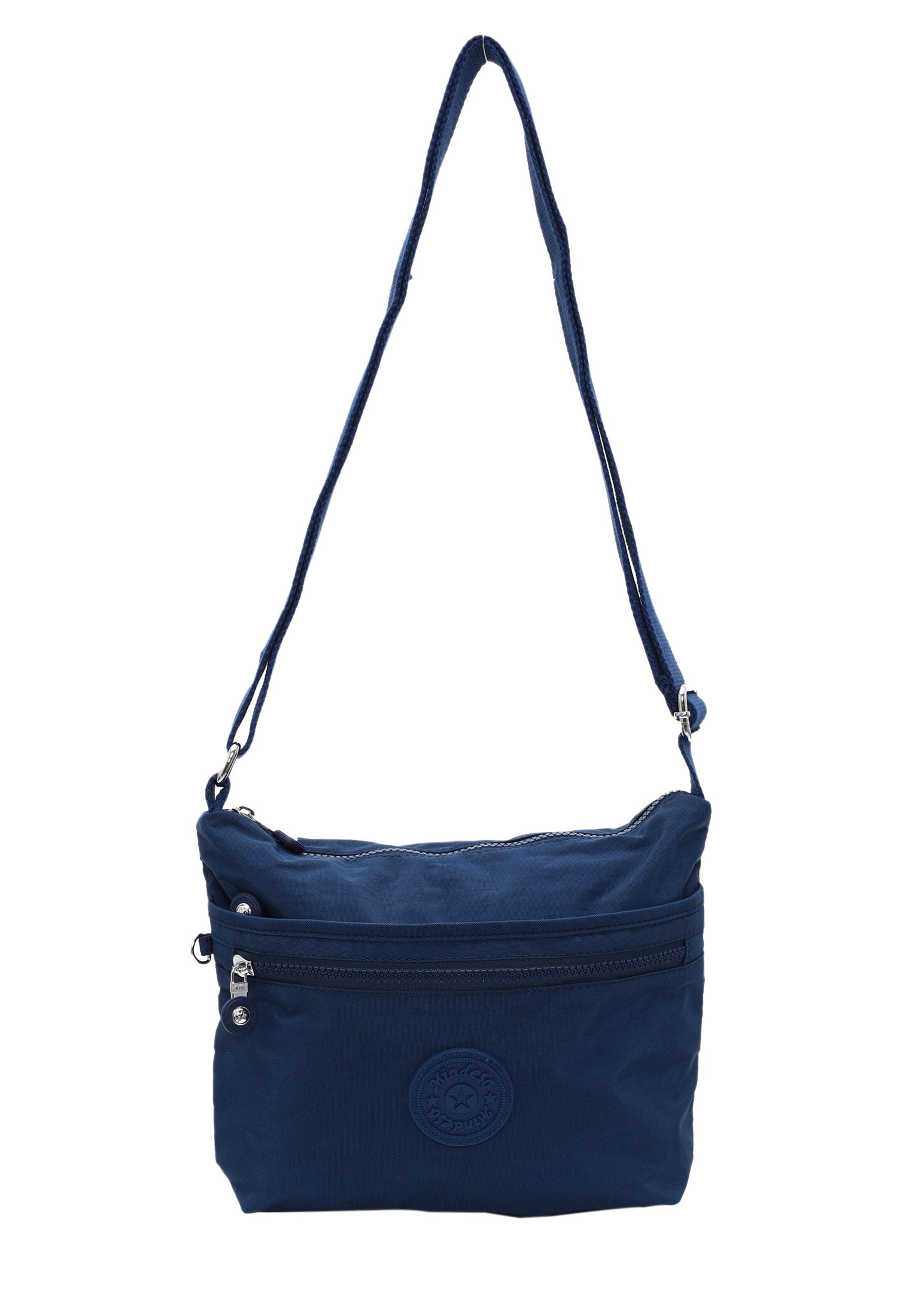 Mindesa - Mala de ombro em azul: frente
