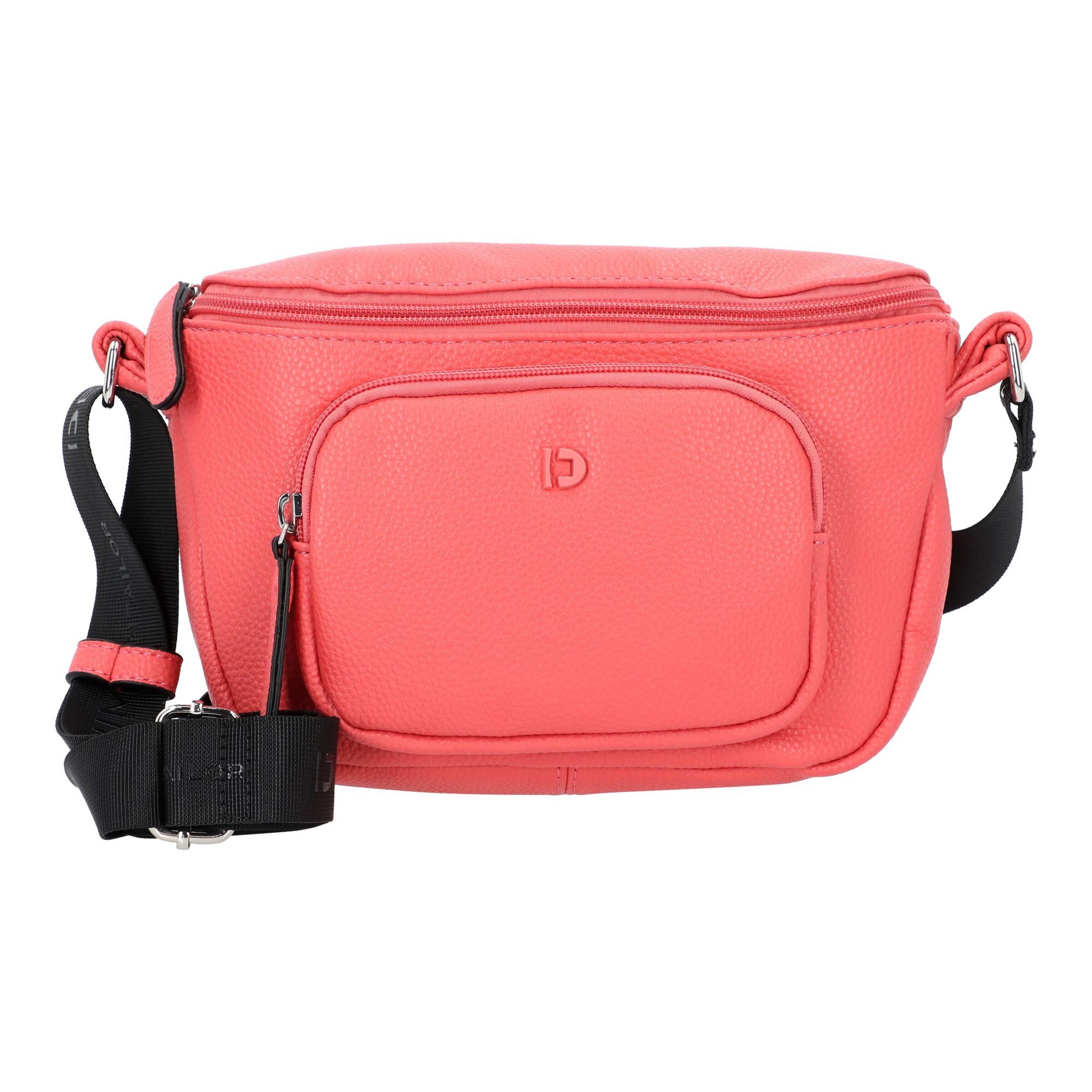 Sac à bandoulière 'Fara' TOM TAILOR DENIM en rouge : devant