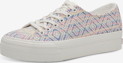 TAMARIS Sneaker in beige / creme / hellblau / rosa, Produktansicht