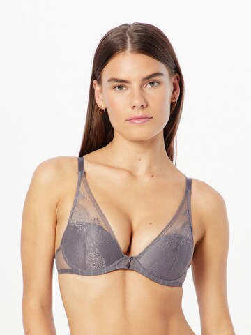 PASSIONATA Triangle Bra 'MADDIE' in Grey: front