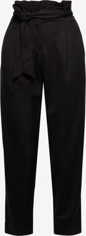 ESPRIT Loose fit Pleat-Front Pants in Black: front