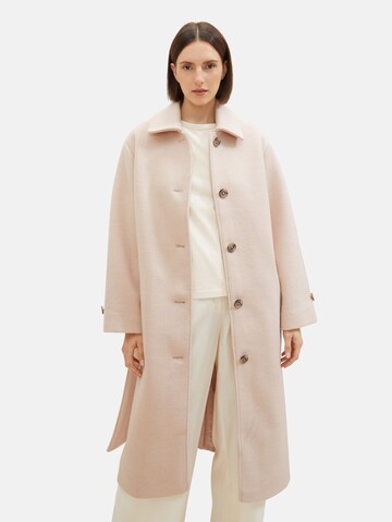 TOM TAILOR Between-Seasons Coat in Beige: front