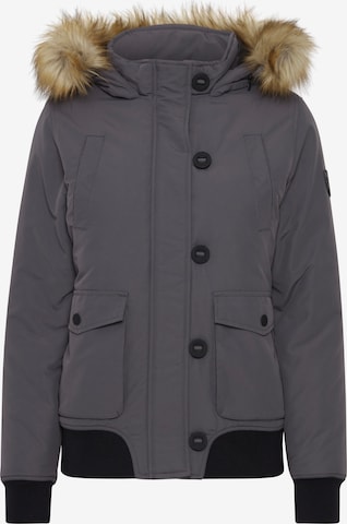 Oxmo Winterjacke 'Acila' in Grau: predná strana