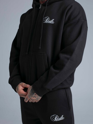 Tuta da jogging di SikSilk in nero