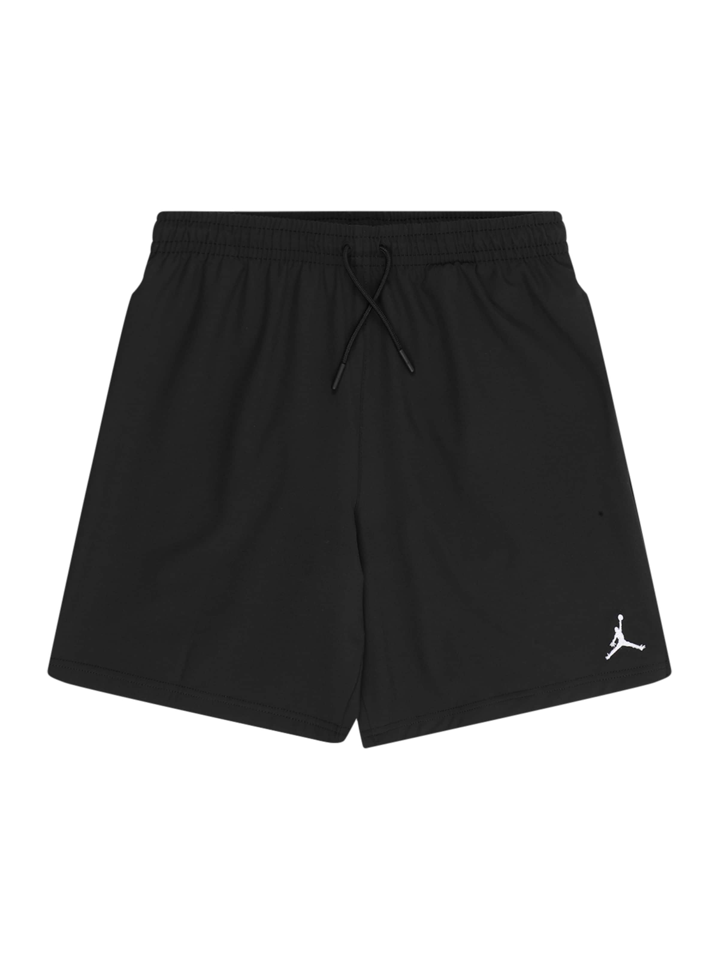 Jordan Regular Trousers in Black: front