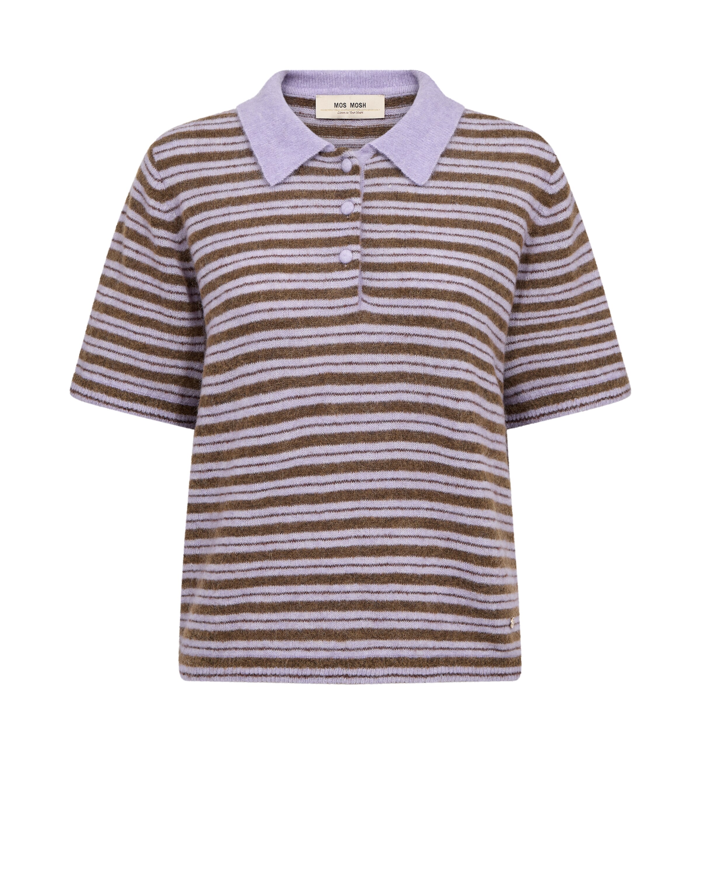 MOS MOSH Shirt 'Milvi ' in Lila: voorkant
