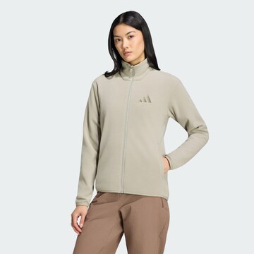 Veste en polaire fonctionnelle ADIDAS TERREX en vert : devant