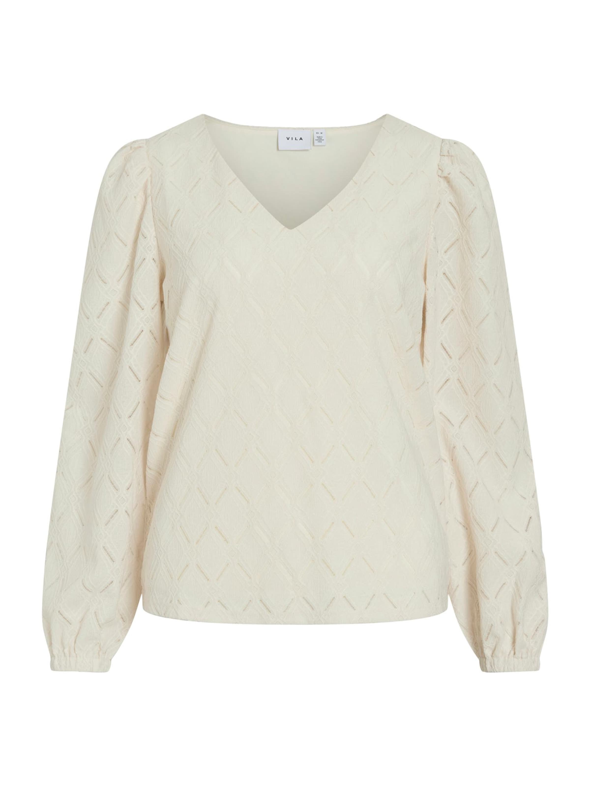 VILA Blúz 'VIFERO' - bézs: elől