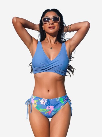 Cupshe Klassisch Bikini 'CAA12C4G003VV'‌‌‌‌‌‌‌‌‌ in Blau