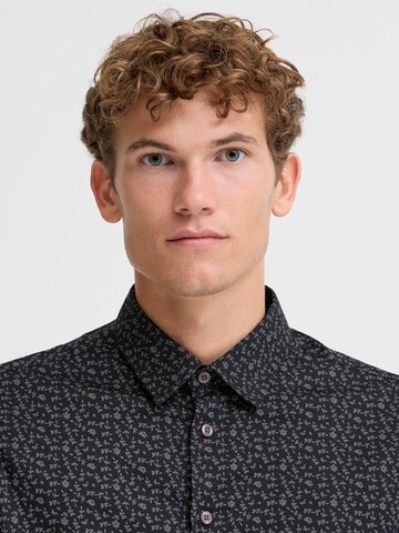 Casual Friday - Regular Fit Camisa ' CFTAUSON ' em preto