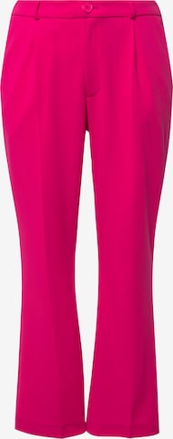 Angel of Style Boot cut Pleated Pants in Pink: front