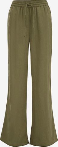 žalia WE Fashion Plačios klešnės Kelnės: priekis