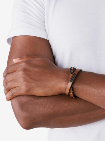 DIESEL Armband in Bruin: voorkant