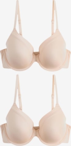 smėlio Next Marškinėliai Liemenėlė: priekis