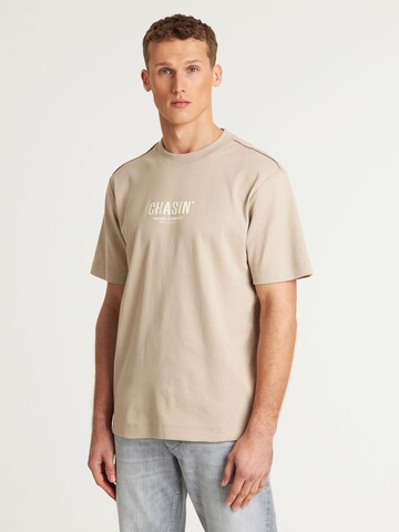 CHASIN' Shirt 'Mayor' in Beige: voorkant