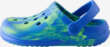 Next Clogs in Blau: Vorderseite