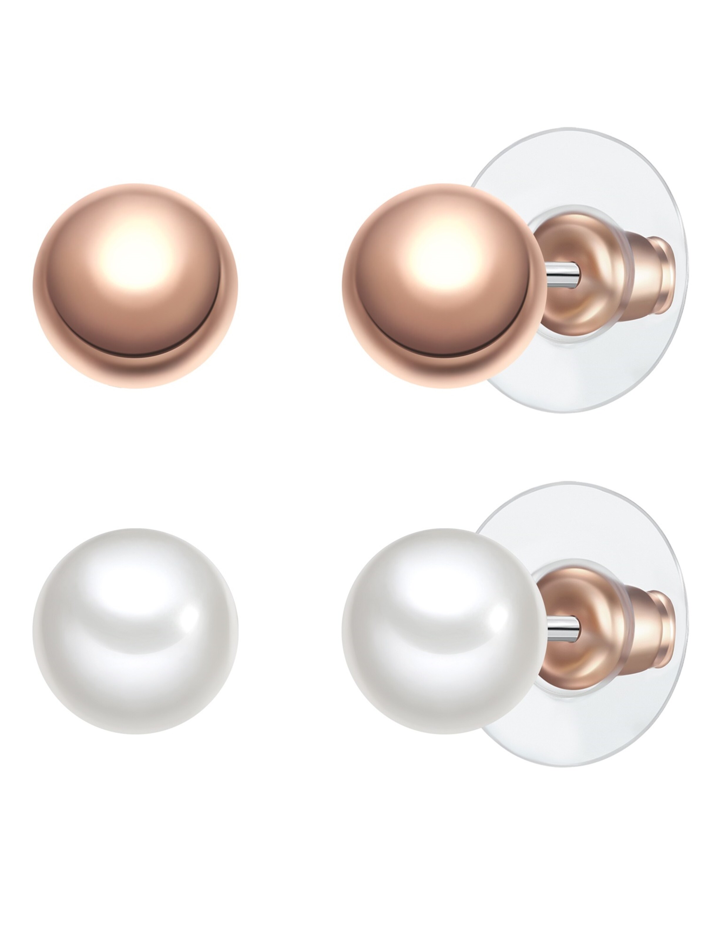 Yokoamii Earrings in Pink: front