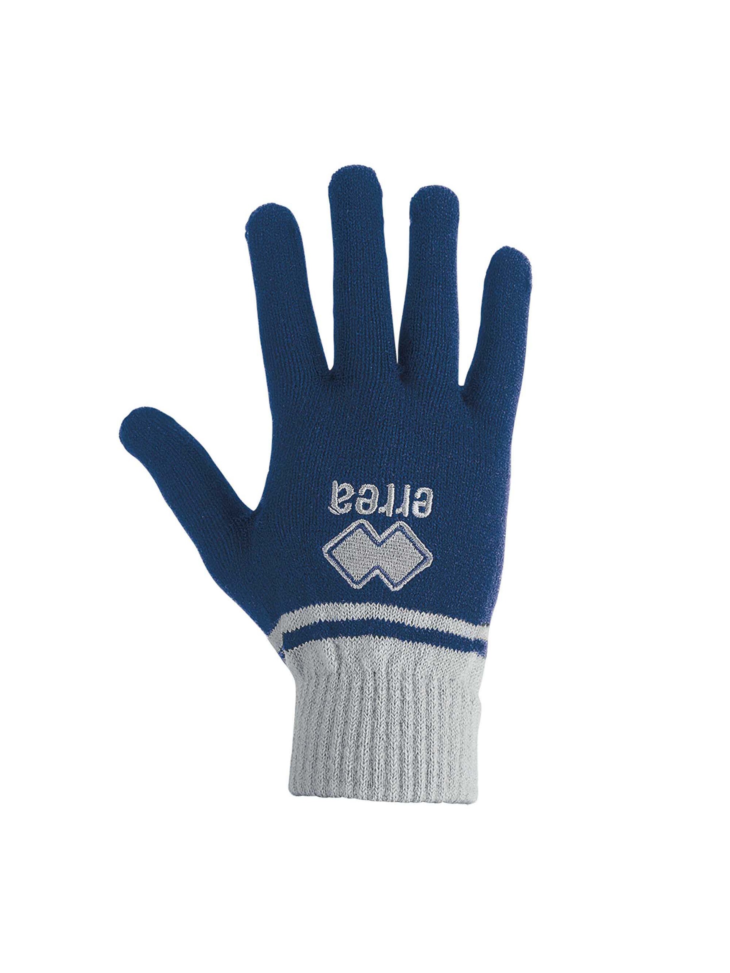 Errea Gloves in Blue: front
