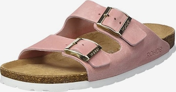 ROHDE Muiltjes 'Alba' in Roze: voorkant