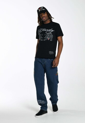 Ed Hardy Särk 'Doppel-Panther', värv must