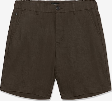 Pantalon chino 'Harlow' Matinique en marron : devant