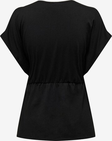 Only Maternity Top in Schwarz