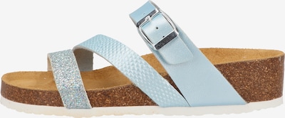 COSMOS COMFORT Mule en bleu pastel, Vue avec produit