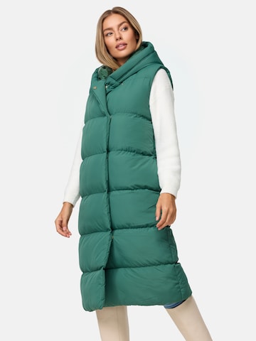 Gilet 'Viktoria' Threadbare en vert : devant