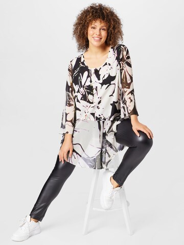 Persona by Marina Rinaldi Blouse 'FRAGOLA' in Zwart