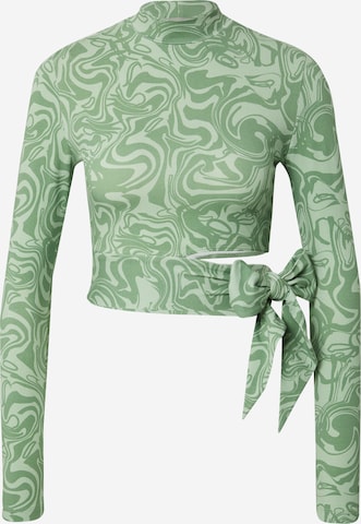 ABOUT YOU x Sofia Tsakiridou Тениска 'Jana' в зелено: отпред