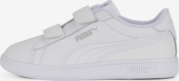 PUMA - Zapatillas deportivas 'Smash 3.0' en blanco: frente