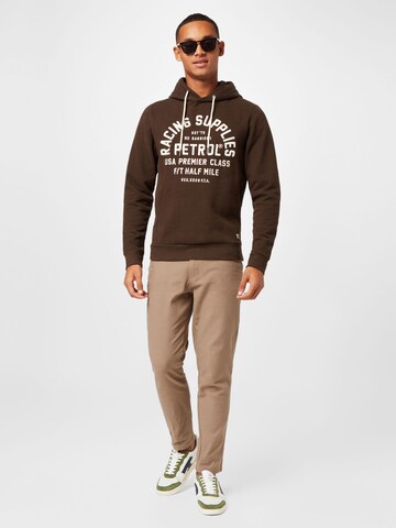 Petrol Industries Sweatshirt in Brown