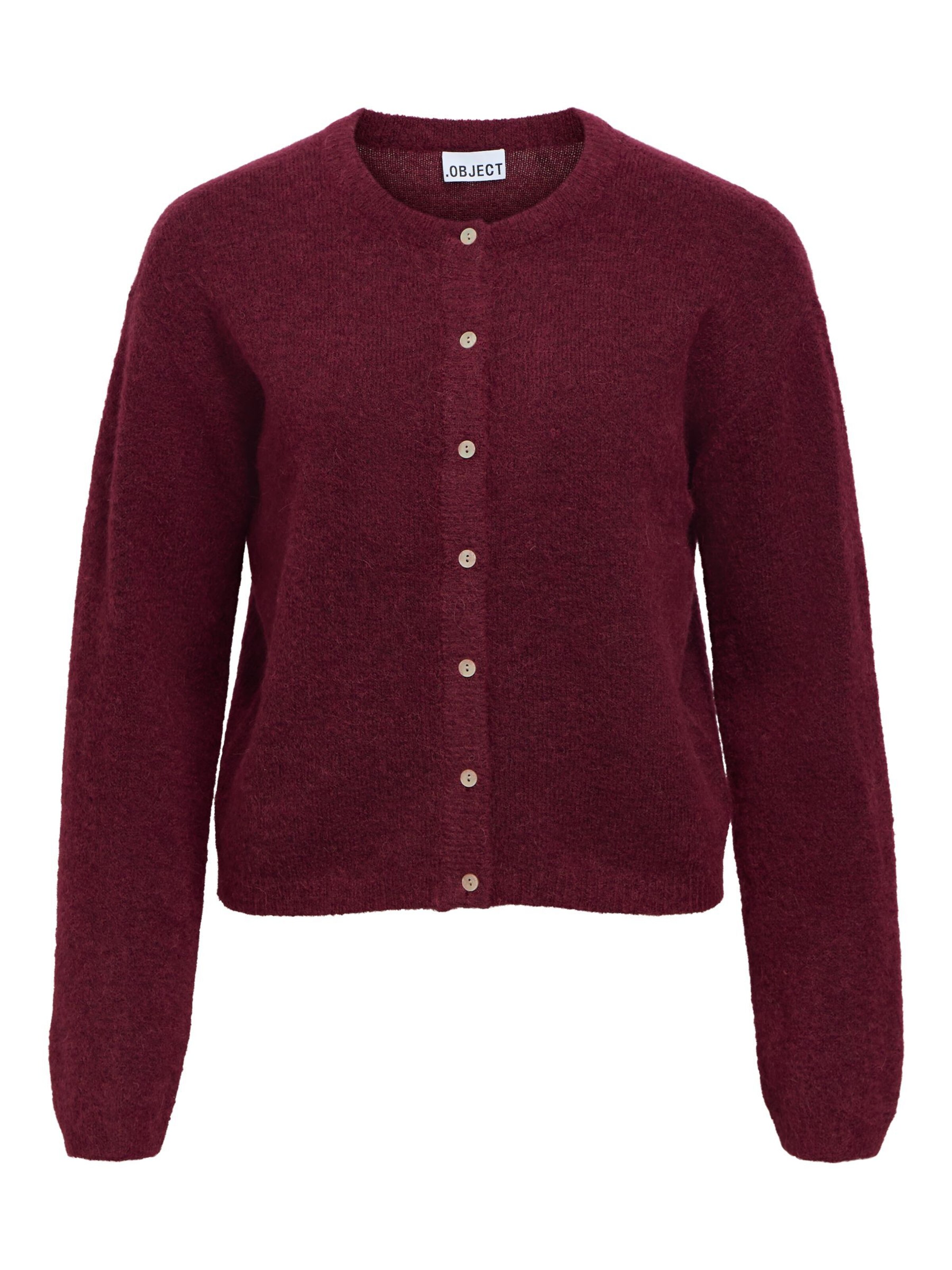 OBJECT Cardigan 'OBJAGATE' i rød: forside