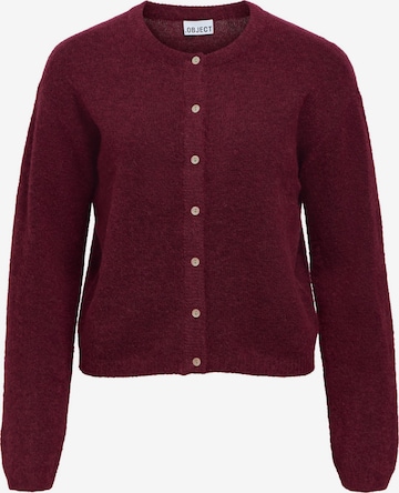 OBJECT Cardigan 'OBJAGATE' i rød: forside