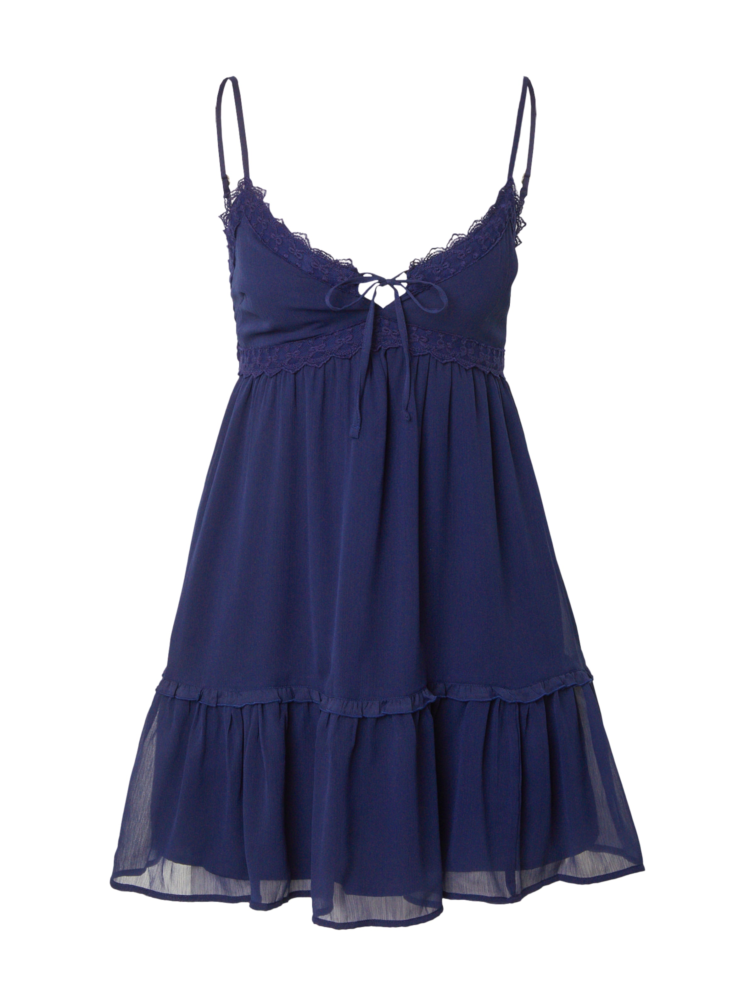 Robe d’été 'BARE FESTIVAL' HOLLISTER en bleu : devant