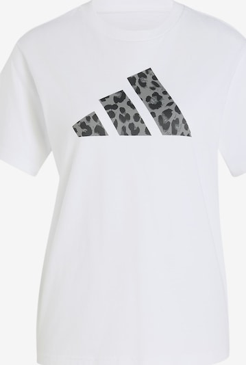 XXXS-XXS dydžio Sportiniai marškinėliai 'Animal' iš ADIDAS SPORTSWEAR, spalva – pilka / antracito spalva / grafito / balta, Prekių apžvalga