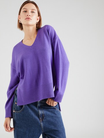 Pull-over UNITED COLORS OF BENETTON en violet : devant