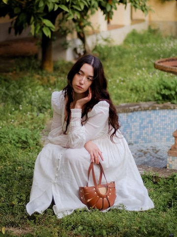 Sacs à main 'L'Audace Mini' SARA BY JG en marron : devant