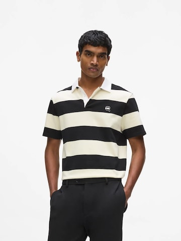Tricou de la Karl Lagerfeld pe alb: față