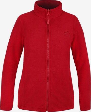 normani Functionele fleece jas 'Laanila' in Rood: voorkant