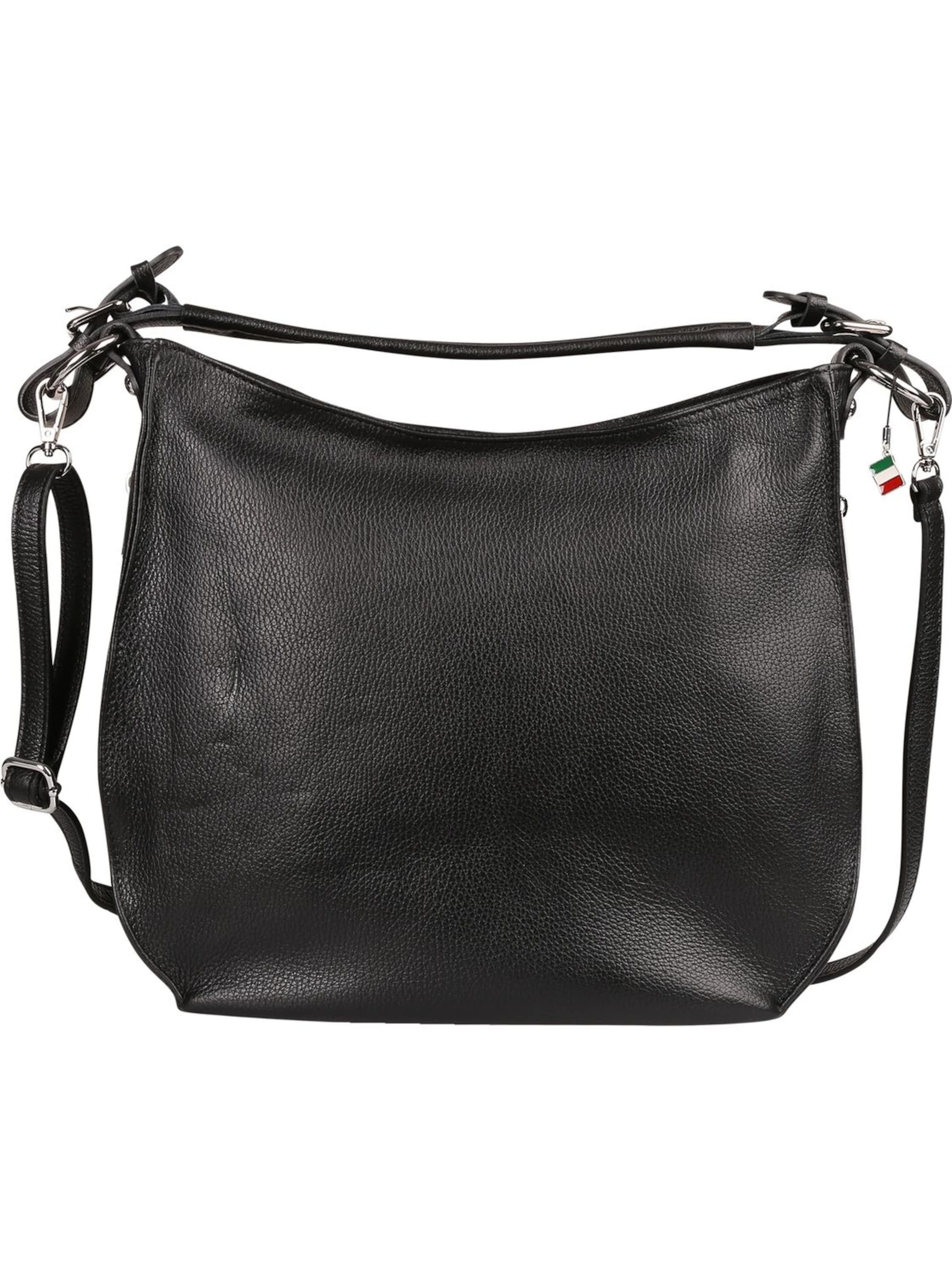 Sac bandoulière Florence en noir : devant